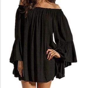 Women's Off Shoulder Blouse/Mini Dress